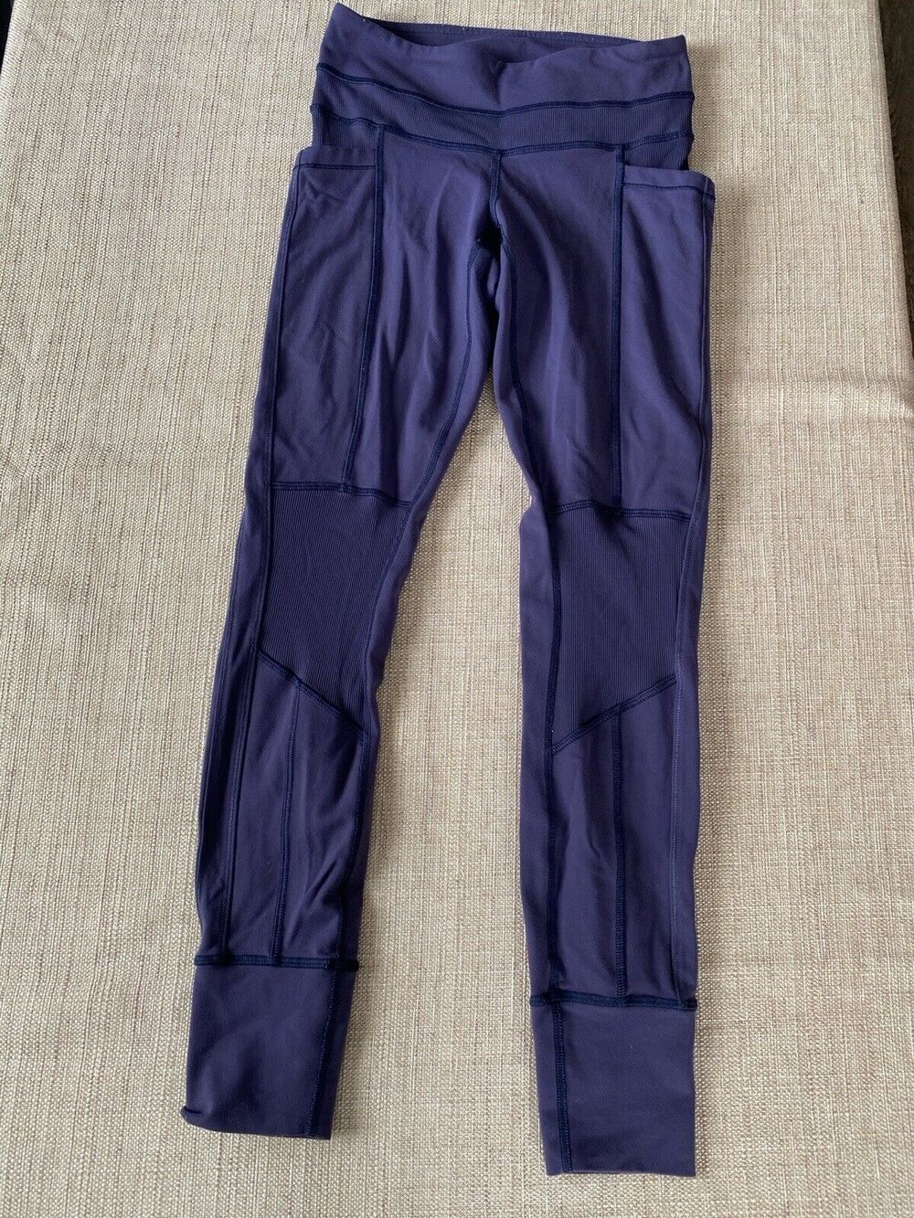 LULULEMON Sun Salutation Pants *Full-On Luon Cadet Blue 4